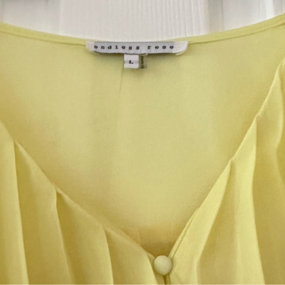 Endless Rose Yellow Pleated Jumpsuit - Picture 13 of 13